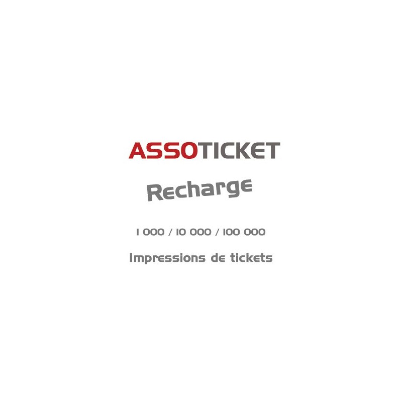 ASSOTICKET Packs crédits de vente