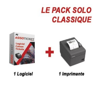 ASSOTICKET SOLO PACK LOGICIEL + IMPRIMANTE