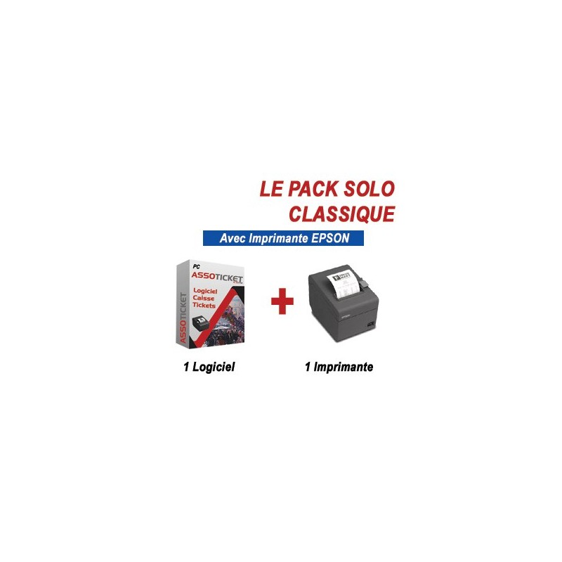 ASSOTICKET SOLO PACK LOGICIEL + IMPRIMANTE EPSON TMT20III ASSOTICKET SOLO PACK LOGICIEL + IMPRIMANTE EPSON TMT20III